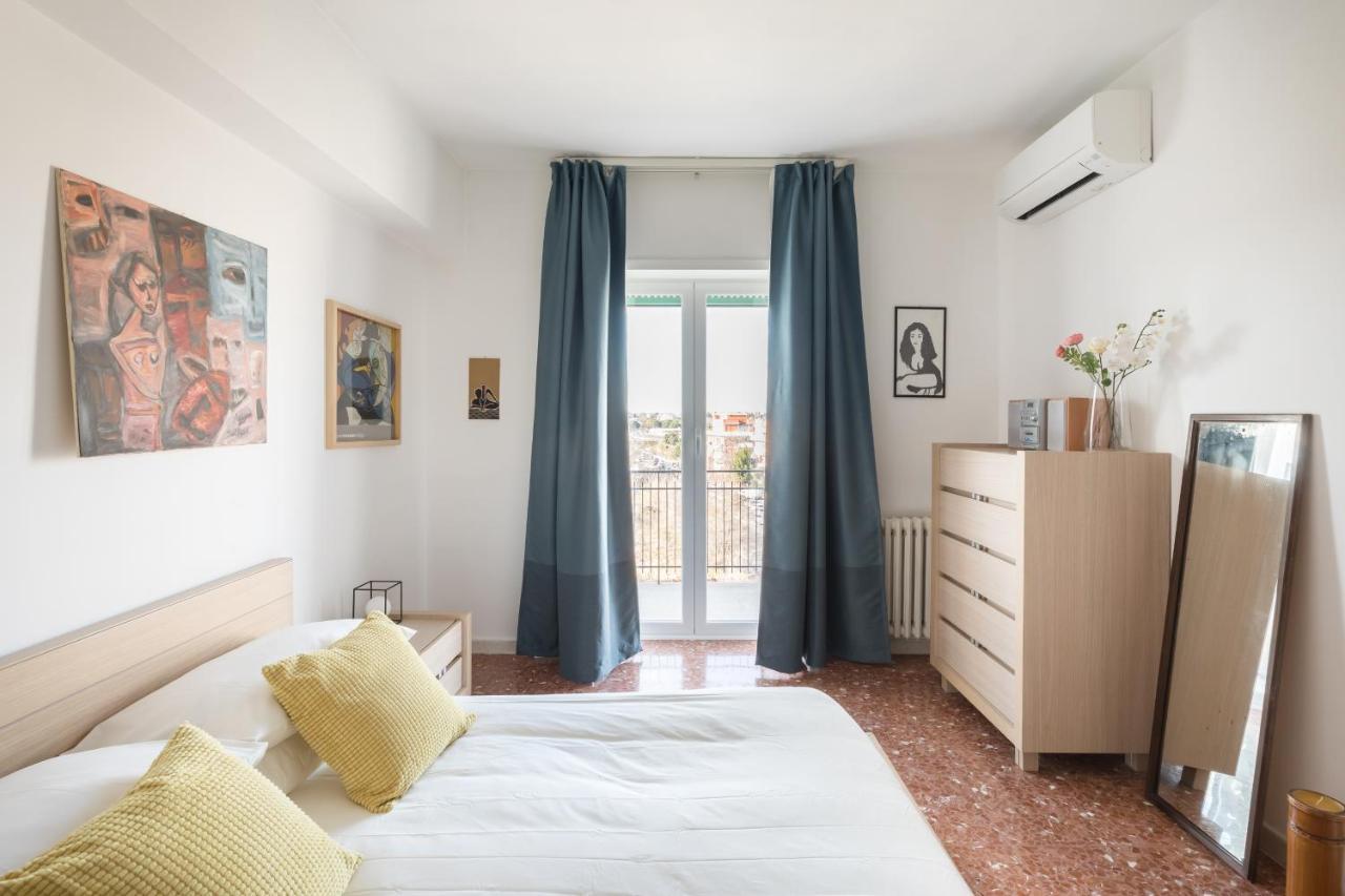 Amoretti Apartment, 6 Persone, 3 Camere, 2 Bagni, Balcone, Wi-Fi, Metro B Monti Tiburtini Рим Екстериор снимка