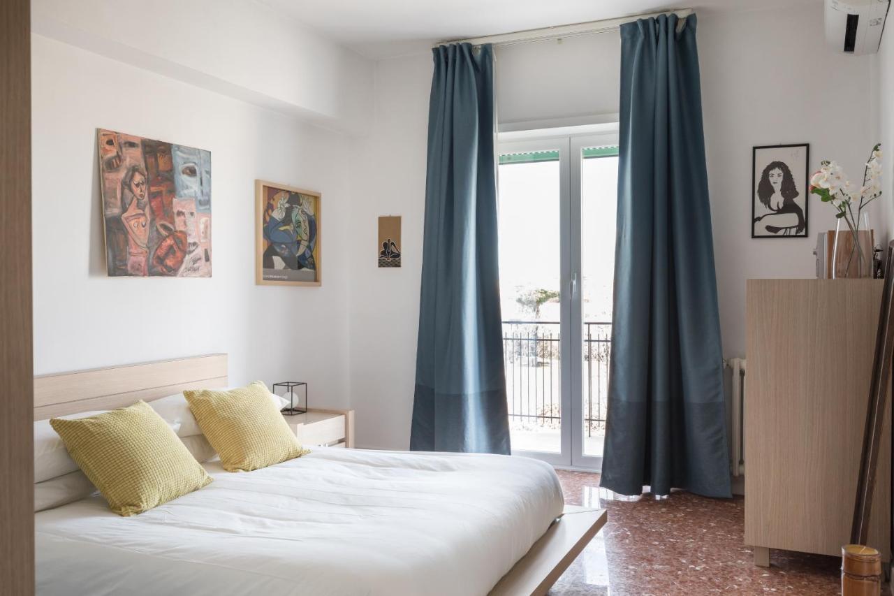 Amoretti Apartment, 6 Persone, 3 Camere, 2 Bagni, Balcone, Wi-Fi, Metro B Monti Tiburtini Рим Екстериор снимка